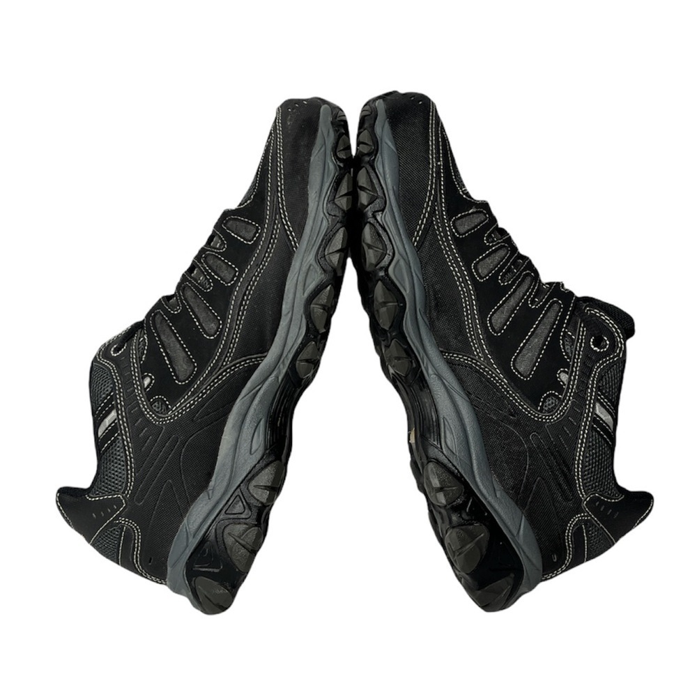 Skechers Men's 12 After Burn Memory Fit 50125EWW Black Running Shoes Sneakers - Picture 5 of 10